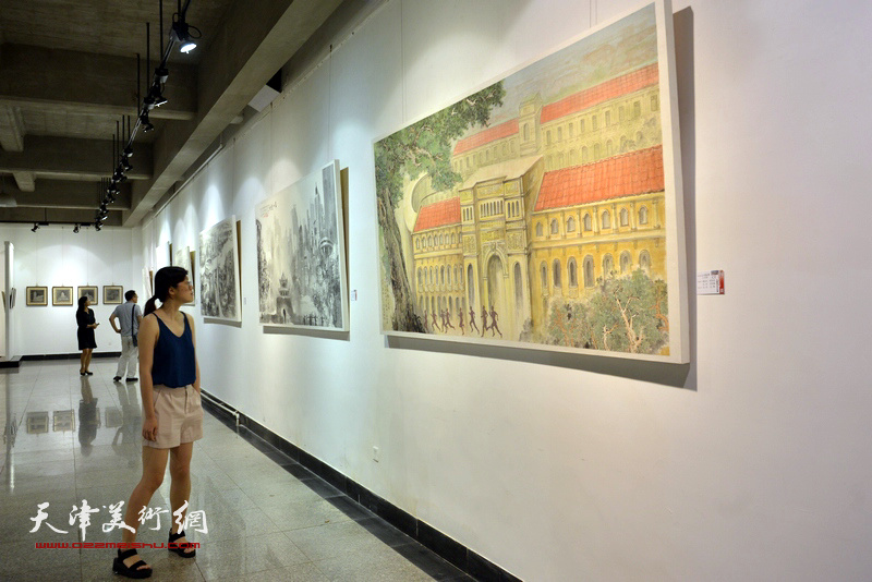 “添彩津城、助力全运”城市画派主题美术展8月26日开幕。