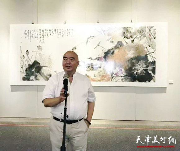 2017尹沧海书画个展在台湾文化大学开展