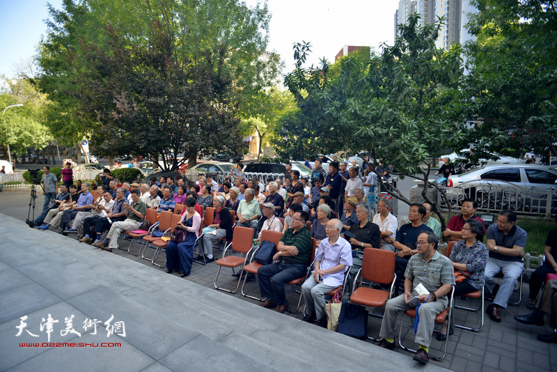 “喜迎十九大·诗联书画大展”开幕仪式现场。