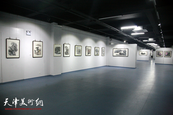 沽水双松·津门“九零后”赵兵凯、张锡武美术作品展 现场效果图