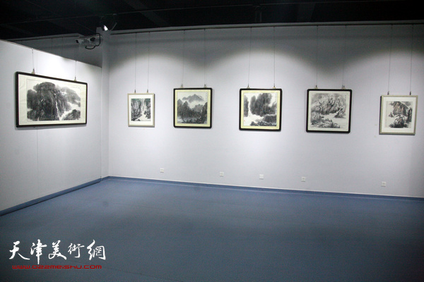 沽水双松·津门“九零后”赵兵凯、张锡武美术作品展 现场效果图