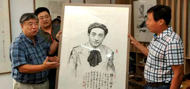 组图：著名画家宗万华新作品鉴会在潍坊举行