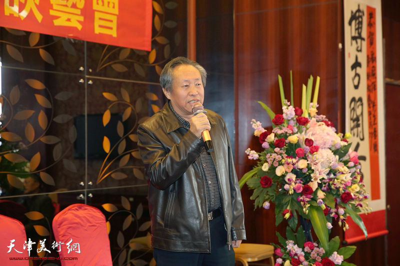 著名大写意画家刘荫祥喜收新徒 与众共庆八十大寿