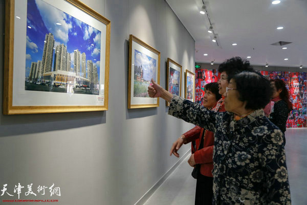 “喜迎十九大”东丽区群众艺术摄影展现场