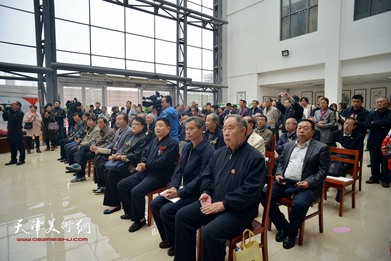 “筑梦中华——喜迎党的十九大全国书画名家邀请展”开幕仪式现场