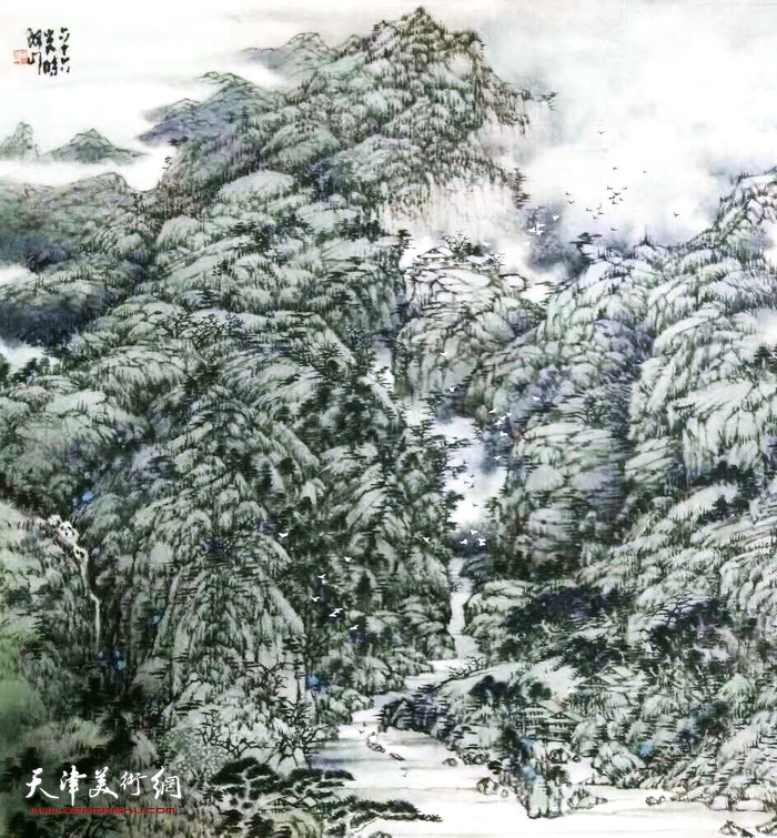 董铁山山水画