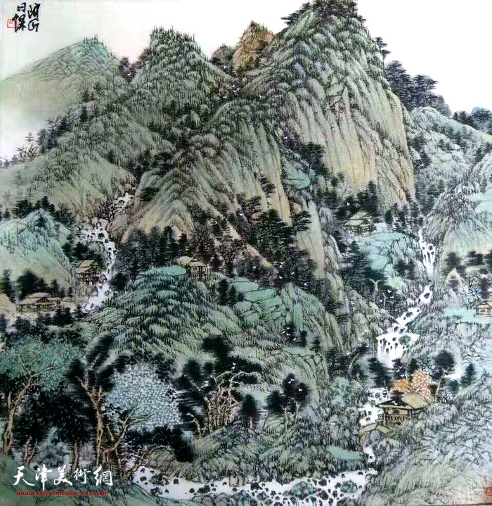 董铁山山水画