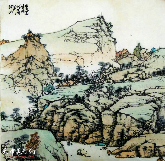 董铁山山水画