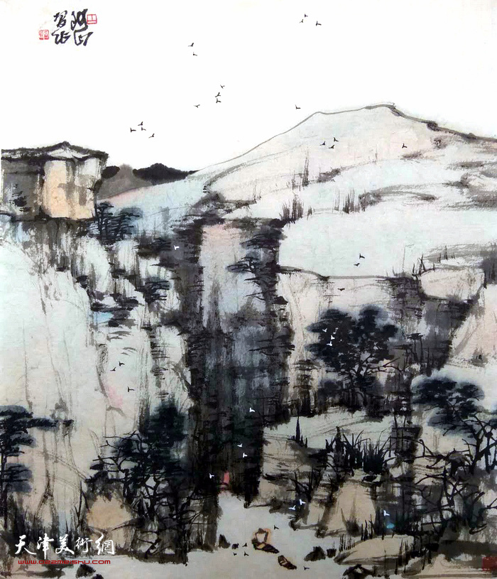 董铁山山水画