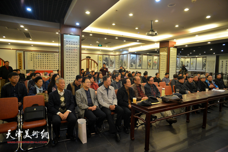 天津市楹联学会召开学习贯彻十九大精神动员会现场。