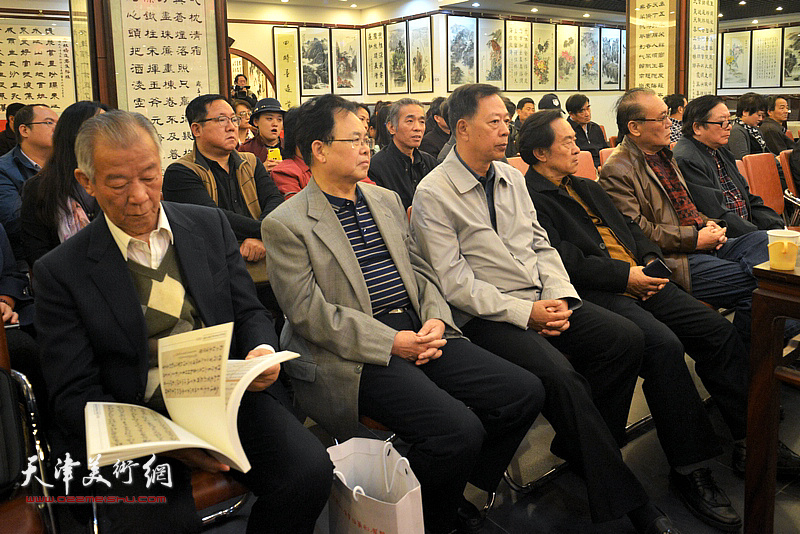 天津市楹联学会召开学习贯彻十九大精神动员会现场。