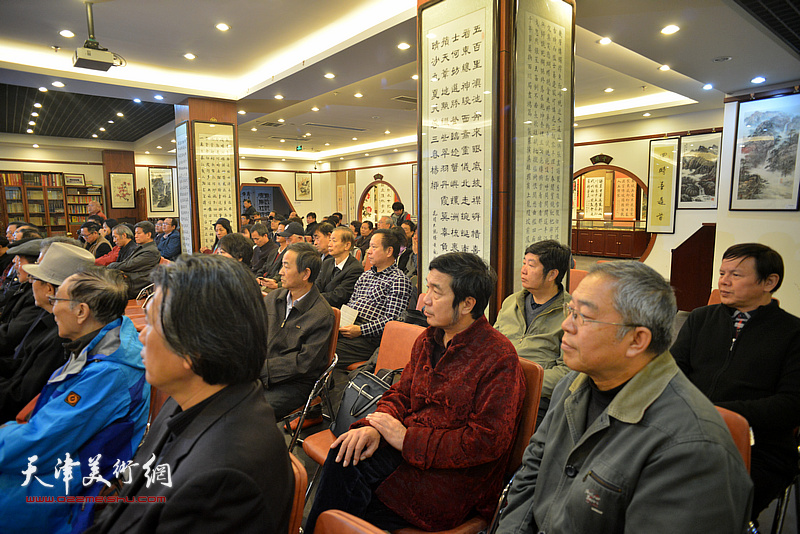 天津市楹联学会召开学习贯彻十九大精神动员会现场。