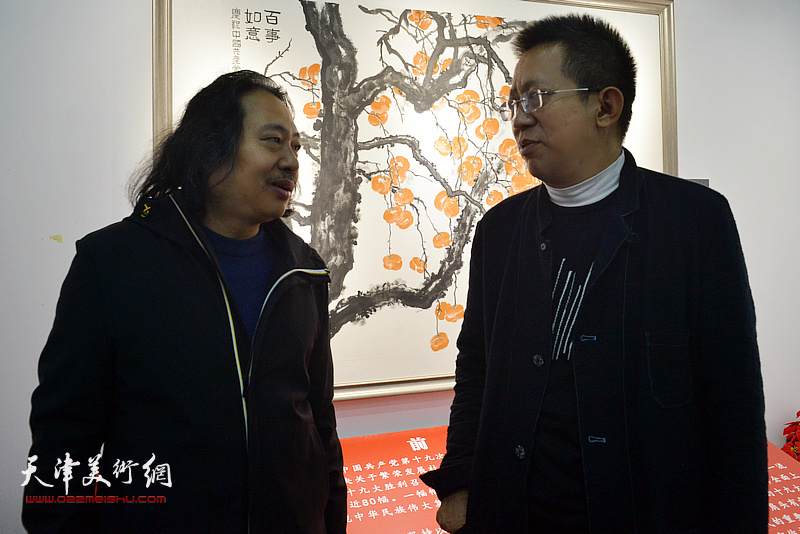 庆祝党的十九大胜利召开天津画院美术作品展