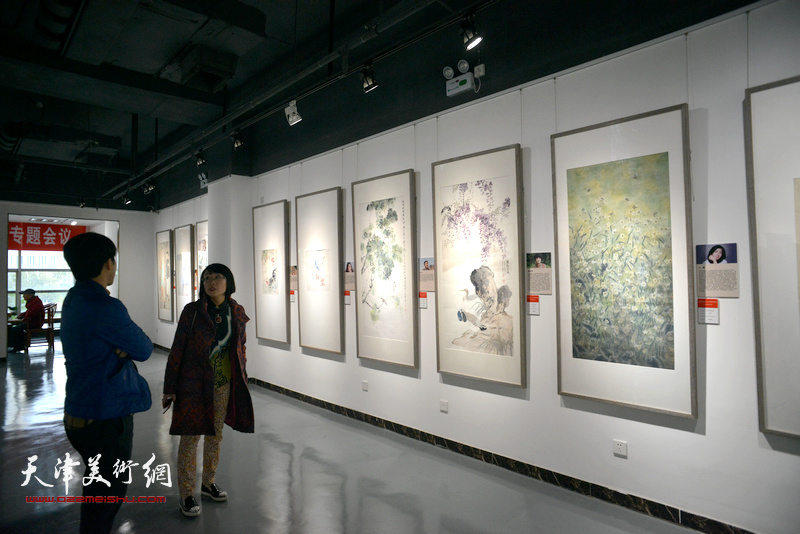 庆祝党的十九大胜利召开天津画院美术作品展