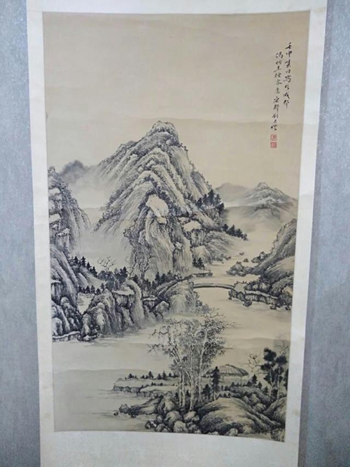 张善子张大千亲传弟子刘君礼先生作品