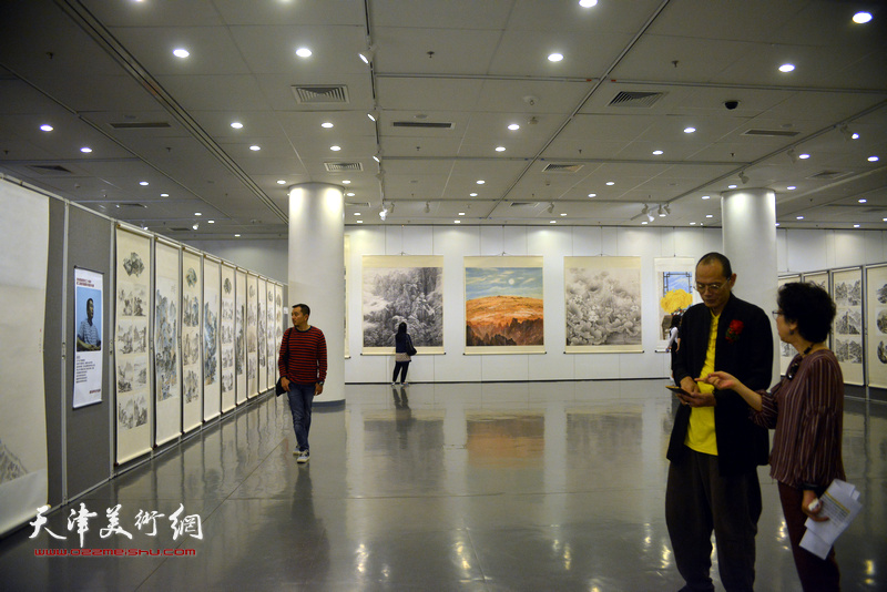 第二届香港国际书画艺术双年展现场。