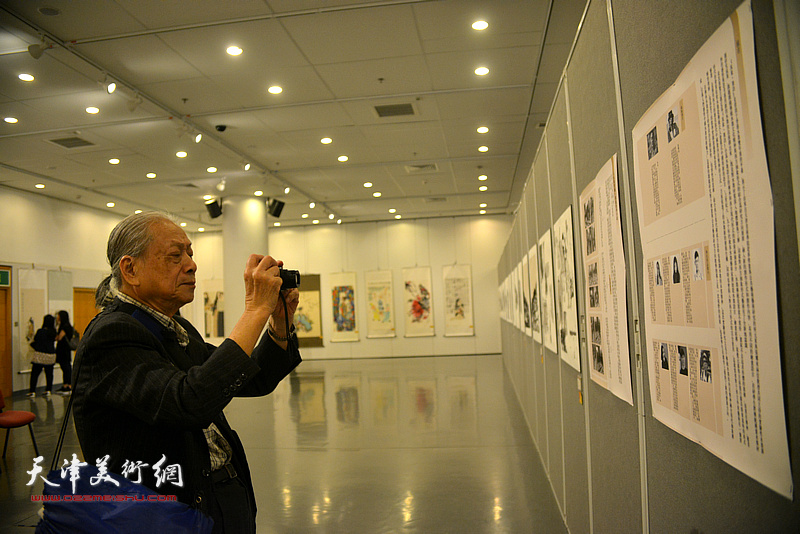 第二届香港国际书画艺术双年展现场。