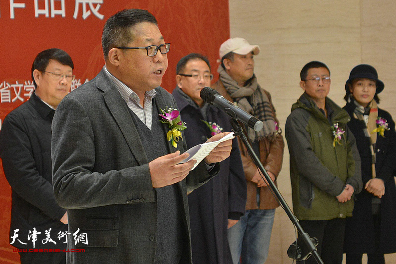 北京市文联党组书记、常务副主席、秘书长沈强致辞