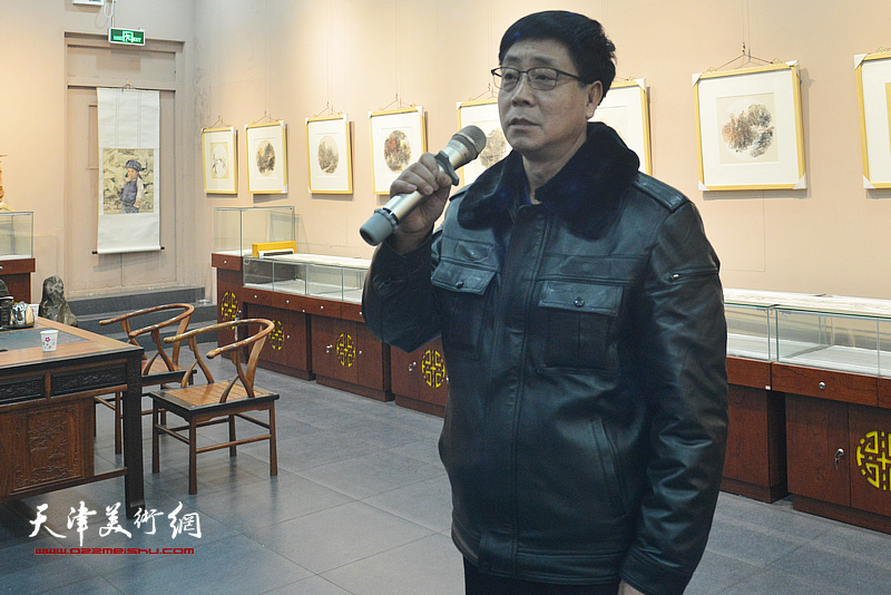 西青区美术家协会副主席高天武致辞