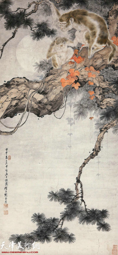 刘奎龄《宏业封侯》