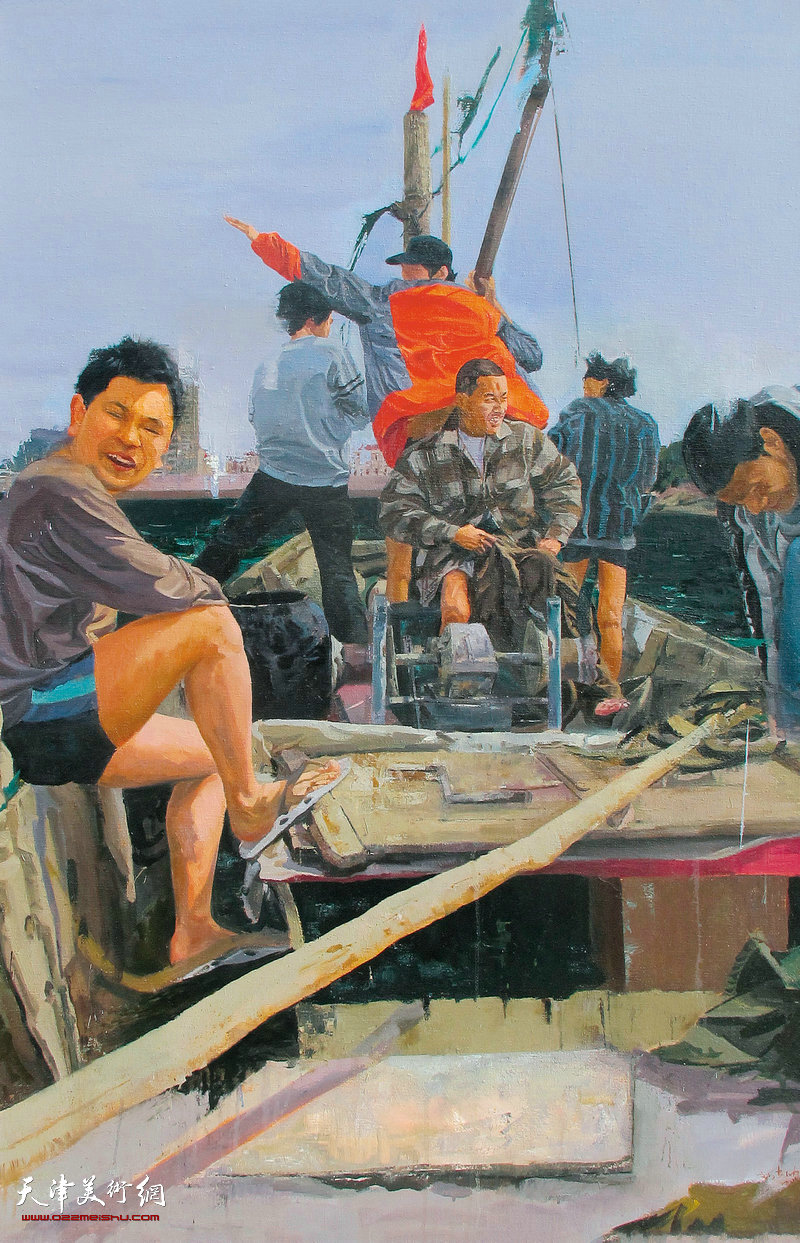 那一天那一天我们很快乐之九100x150cm 布面油画 2015年