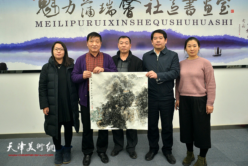 “丹青颂人民”小分队走进武清