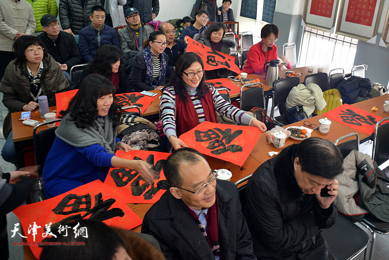 民建天津市委会直属工委2018年首次会员活动日现场。