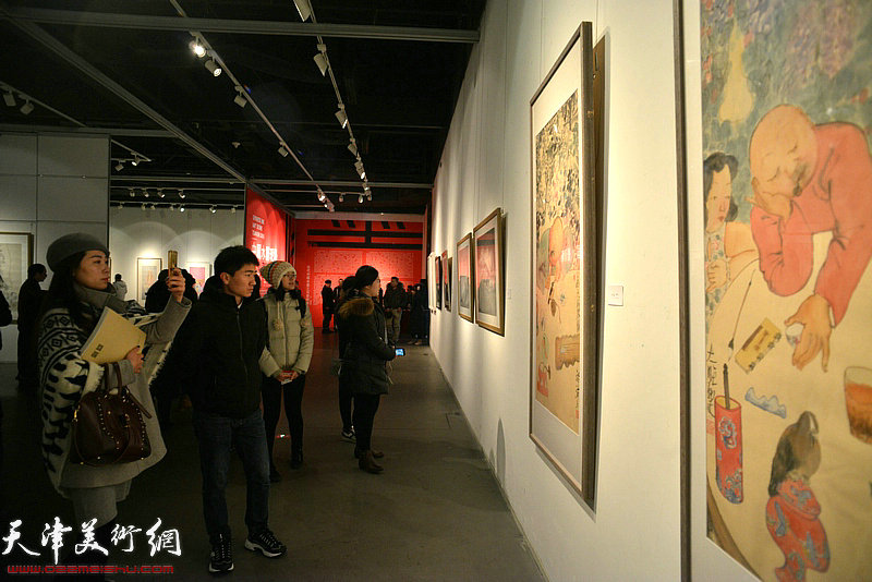 “中国水墨现场·天津2018”1月28日在天津美术馆开幕。