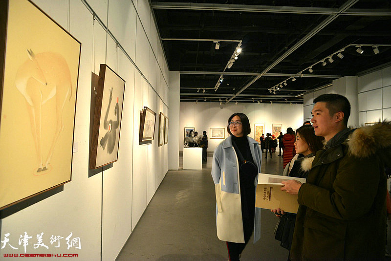 “中国水墨现场·天津2018”1月28日在天津美术馆开幕。