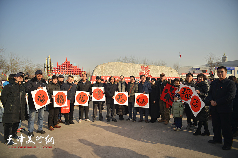 天津画院“深入生活、扎根人民—新春走基层活动”走进西青区邓店村