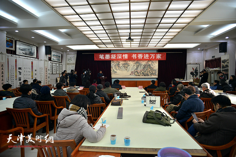 天津画院“深入生活、扎根人民—新春走基层活动”走进西青区邓店村