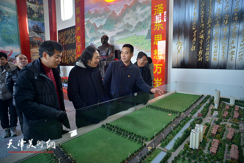 天津画院“深入生活、扎根人民—新春走基层活动”走进西青区邓店村