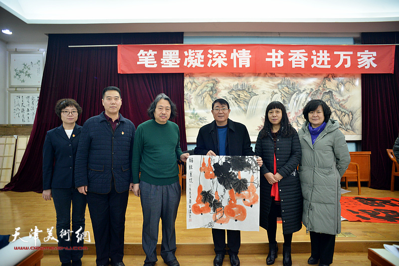 天津画院“深入生活、扎根人民—新春走基层活动”走进西青区邓店村