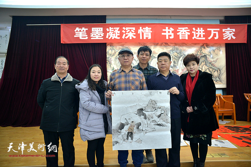 天津画院“深入生活、扎根人民—新春走基层活动”走进西青区邓店村