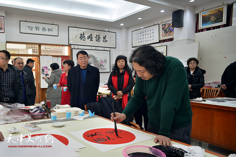 天津画院“深入生活、扎根人民—新春走基层活动”走进西青区邓店村