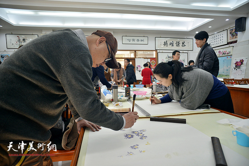 天津画院“深入生活、扎根人民—新春走基层活动”走进西青区邓店村