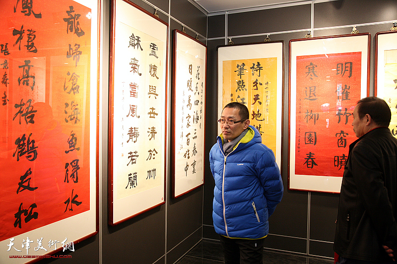 唐云来师生迎新春联墨展
