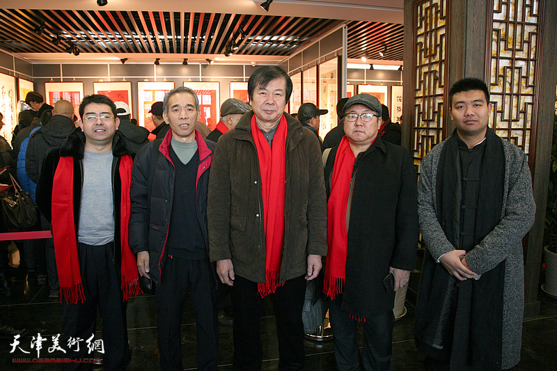 唐云来师生迎新春联墨展