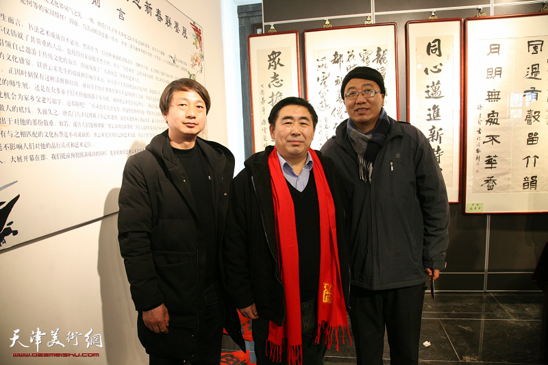 唐云来师生迎新春联墨展