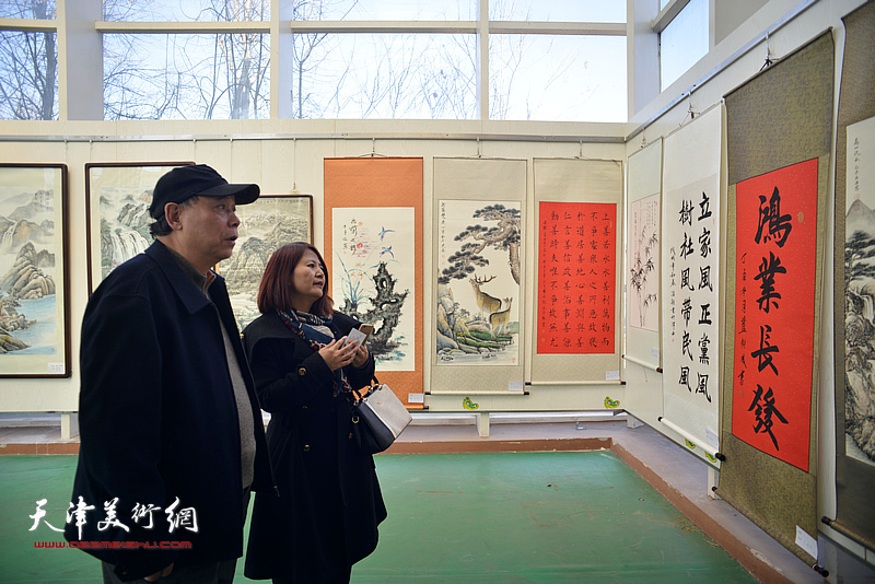 庆元宵津门书画作品惠民展