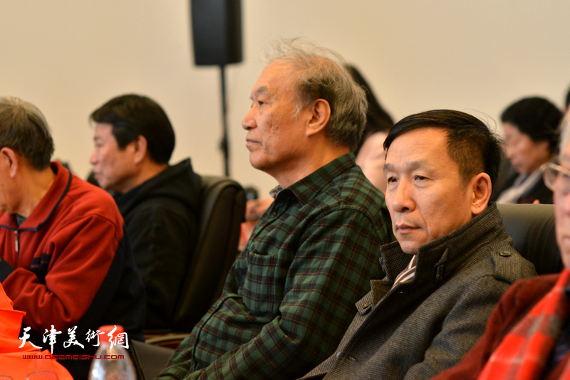 张建会在孙其峰先生书画艺术学术研讨会现场。