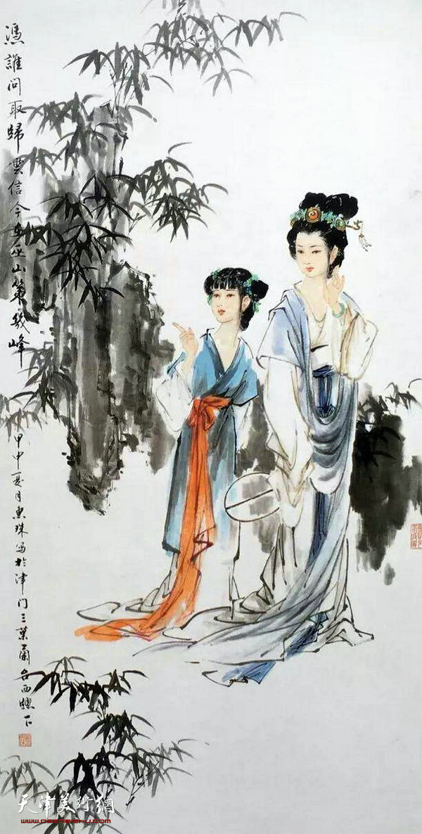 蕙质识真珠著名女画家萧惠珠水墨艺术品鉴