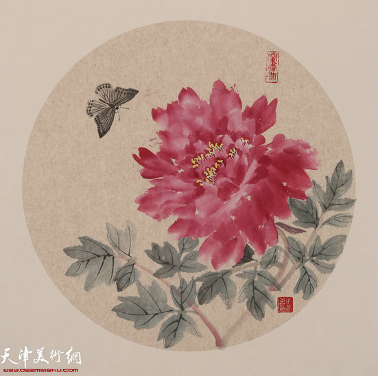 张春蕾花鸟画作品 （圆光）