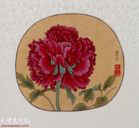 张春蕾花鸟画作品 （圆光）