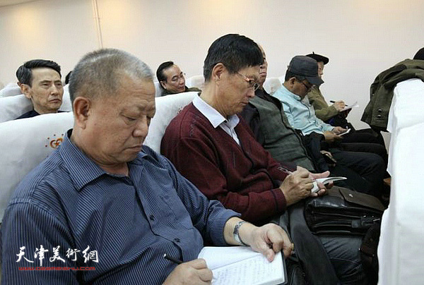 天津市老年书画研究会召开第八届八次理事会。