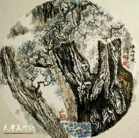 杨永茂山水作品