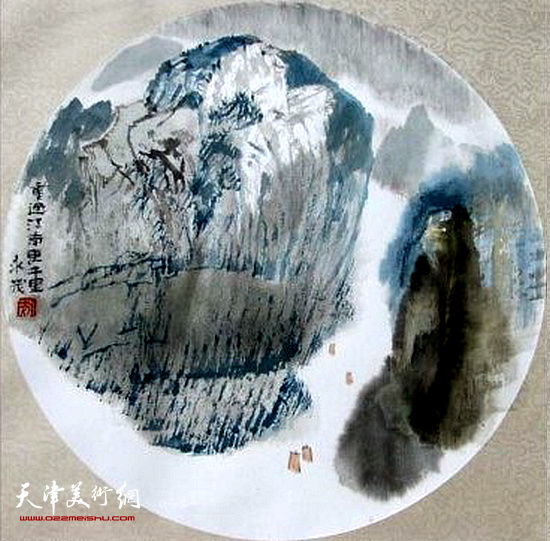 杨永茂山水作品