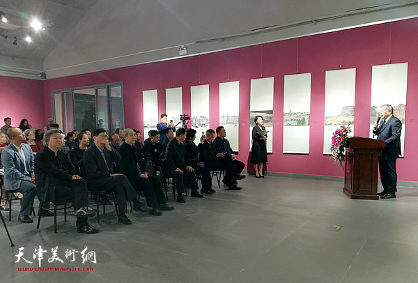 重走大师路欧洲写生作品展4日22日在李可染画院图形学美术馆开幕。