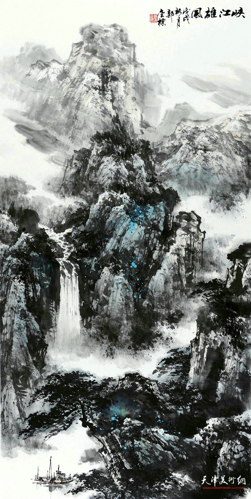 郭金标-峡江雄风68x138cm