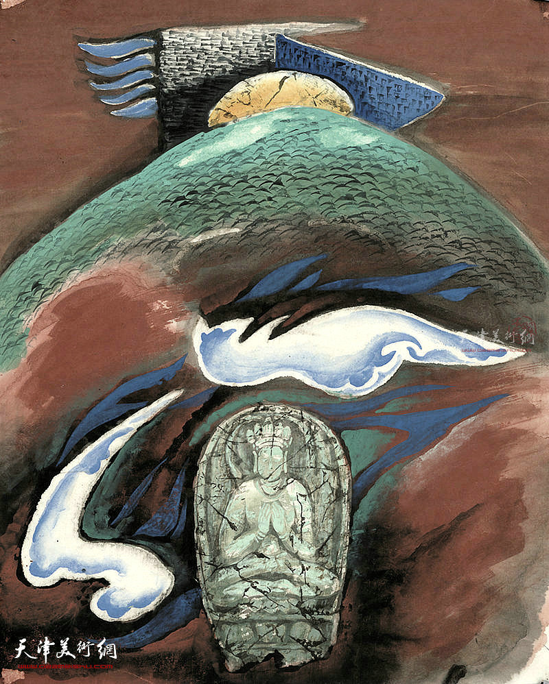 天使  纸本  51×41    1996年